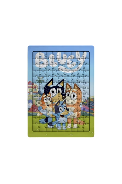GHOSTBASTIR Design Bluey 99 Parça Ayaklı Puzzle Dekoratif Çocuk Yapbozu 0127 ürün görseli 1