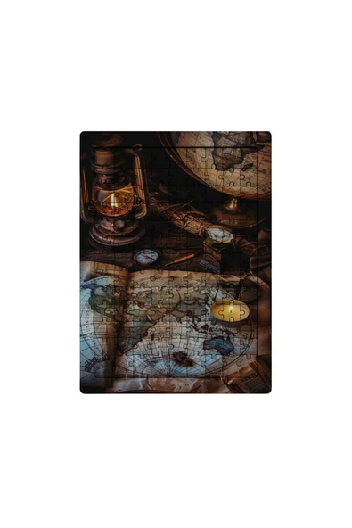 GHOSTBASTIR DESİGN Anno 99 Parça Ayaklı Puzzle Dekoratif Çocuk Yapbozu 081 ürün görseli 1