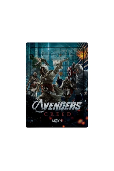 GHOSTBASTIR Design Avengers 99 Parça Ayaklı Puzzle Dekoratif Çocuk Yapbozu 0134 ürün görseli 1