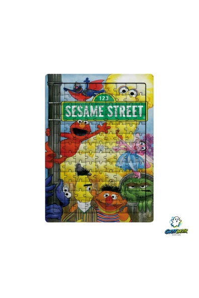 GHOSTBASTIR Design Susam Sokağı 99 Parça Ayaklı Puzzle Dekoratif Çocuk Yapbozu 0196 ürün görseli 1