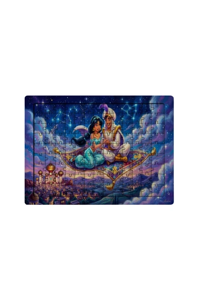 GHOSTBASTIR Design Aladdin 99 Parça Ayaklı Puzzle Dekoratif Çocuk Yapbozu 0125 ürün görseli 1