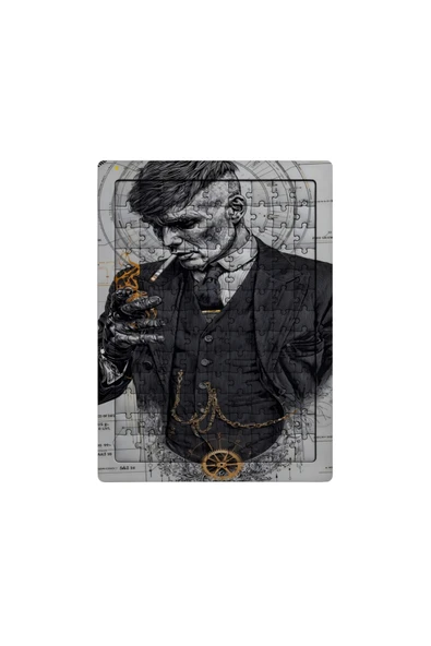 GHOSTBASTIR DESİGN Peaky Blinders 99 Parça Ayaklı Puzzle Dekoratif Çocuk Yapbozu 063 ürün görseli 1