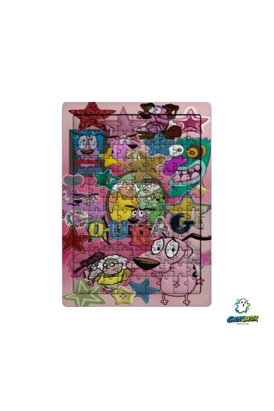 GHOSTBASTIR Design Courage 99 Parça Ayaklı Puzzle Dekoratif Çocuk Yapbozu 0150 ürün görseli 1