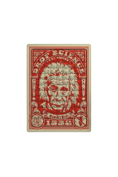 GHOSTBASTIR Design Einstein 99 Parça Ayaklı Puzzle Dekoratif Çocuk Yapbozu 0129 ürün görseli 1