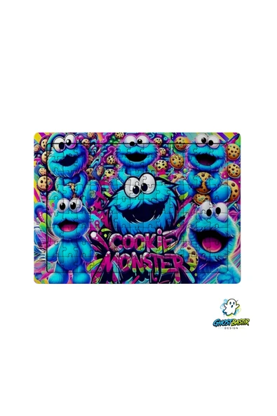 GHOSTBASTIR Design Susam Sokağı 99 Parça Ayaklı Puzzle Dekoratif Çocuk Yapbozu 0199 ürün görseli 1