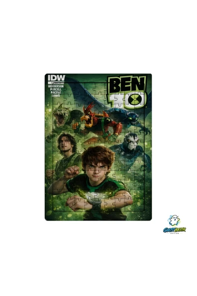 GHOSTBASTIR Design Ben 10 99 Parça Ayaklı Puzzle Dekoratif Çocuk Yapbozu 0142 ürün görseli 1