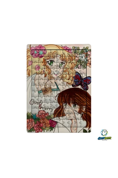 GHOSTBASTIR Design Şeker Kız Candy 99 Parça Ayaklı Puzzle Dekoratif Çocuk Yapbozu 0202 ürün görseli 1
