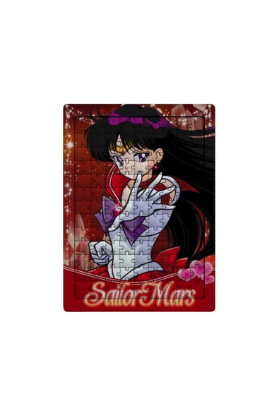 GHOSTBASTIR Design Sailor Mars 99 Parça Ayaklı Puzzle Dekoratif Çocuk Yapbozu 0136 ürün görseli 1