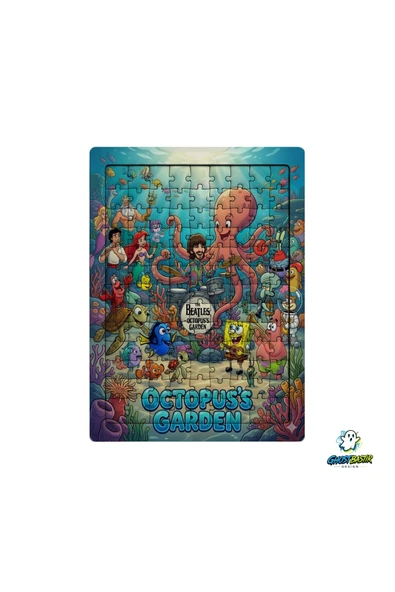 GHOSTBASTIR Design The Beatles 99 Parça Ayaklı Puzzle Dekoratif Çocuk Yapbozu 0203 ürün görseli 1
