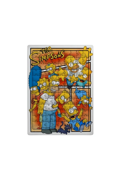 GHOSTBASTIR Design Simpsons 99 Parça Ayaklı Puzzle Dekoratif Çocuk Yapbozu 0114 ürün görseli 1