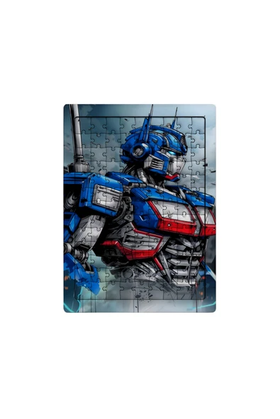 GHOSTBASTIR DESİGN Transformers Optimus 99 Parça Ayaklı Puzzle Dekoratif Çocuk Yapbozu 060 ürün görseli 1