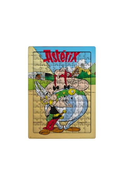 GHOSTBASTIR DESİGN Asterix 99 Parça Ayaklı Puzzle Dekoratif Çocuk Yapbozu 073 ürün görseli 1