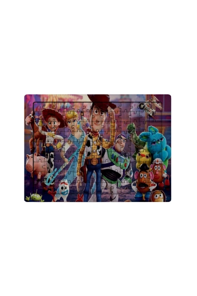 GHOSTBASTIR DESİGN Toy Story 99 Parça Ayaklı Puzzle Dekoratif Çocuk Yapbozu 067 ürün görseli 1