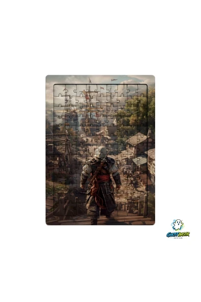 GHOSTBASTIR Design Assassins Creed 99 Parça Ayaklı Puzzle Dekoratif Çocuk Yapbozu 0139 ürün görseli 1