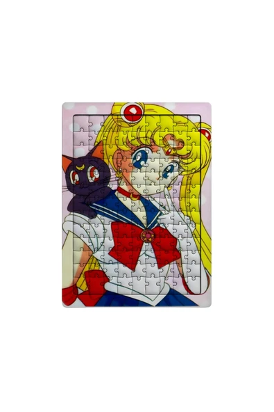 GHOSTBASTIR DESİGN Ay savaşçısı 99 Parça Ayaklı Puzzle Dekoratif Çocuk Yapbozu 065 ürün görseli 1