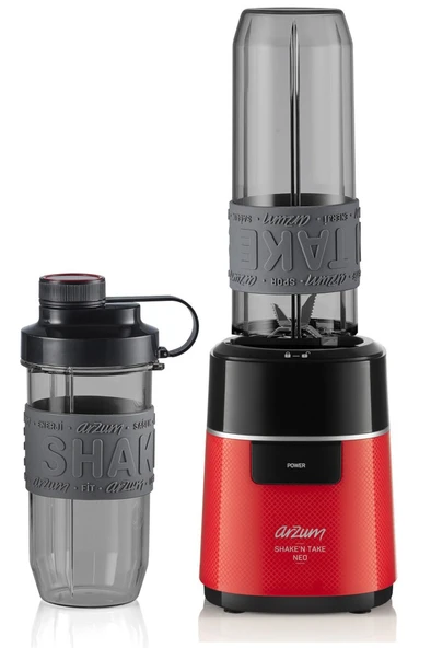 Arzum AR1147 Shake'N Take Neo Kişisel Blender - Kırmızı ürün görseli 1