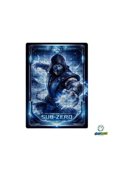 GHOSTBASTIR Design Sub-Zero Mortal Kombat 99 Parça Ayaklı Puzzle Dekoratif Çocuk Yapbozu 0193 ürün görseli 1