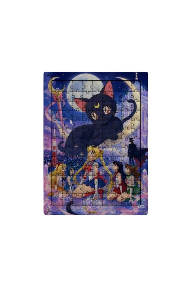 GHOSTBASTIR Design Ay Savaşçısı 99 Parça Ayaklı Puzzle Dekoratif Çocuk Yapbozu 0107 ürün görseli 1