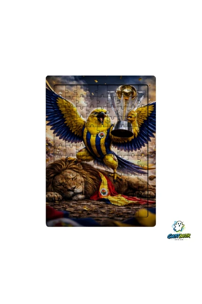 GHOSTBASTIR Design Fenerbahçe 99 Parça Ayaklı Puzzle Dekoratif Çocuk Yapbozu 0188 ürün görseli 1