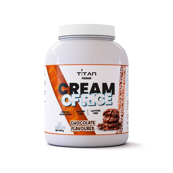 TİTAN PREMIUM CREAM OF RICE ÇİKOLATA 1000G ürün görseli 1
