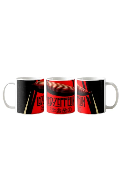 GHOSTBASTIR DESİGN Led-Zeppelin Kupa Bardak | Tek Adet K081 ürün görseli 1