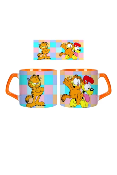 GHOSTBASTIR DESİGN Garfield Kupa Bardak | Tek Adet 0167 ürün görseli 1