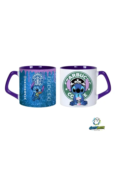 GHOSTBASTIR Design Stitch Kupa Bardak | Tek Adet 0695 ürün görseli 1