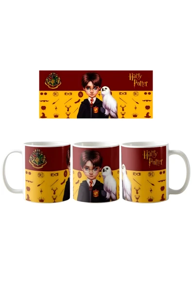 GHOSTBASTIR DESİGN Harry Potter Kupa Bardak | Tek Adet K054 ürün görseli 1