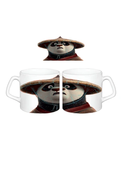 GHOSTBASTIR DESİGN Kung Fu Panda Kupa Bardak | Tek Adet 0284 ürün görseli 1