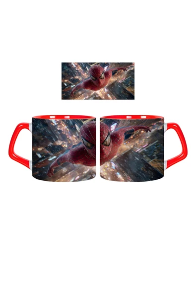 GHOSTBASTIR DESİGN Spiderman Kupa Bardak | Tek Adet 0352 ürün görseli 1