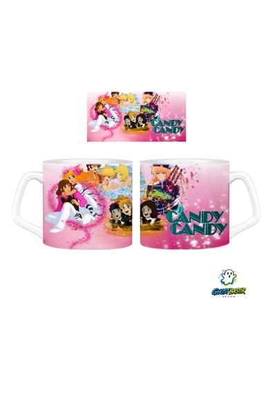 GHOSTBASTIR Design Şeker Kız Candy Kupa Bardak | Tek Adet 0716 ürün görseli 1