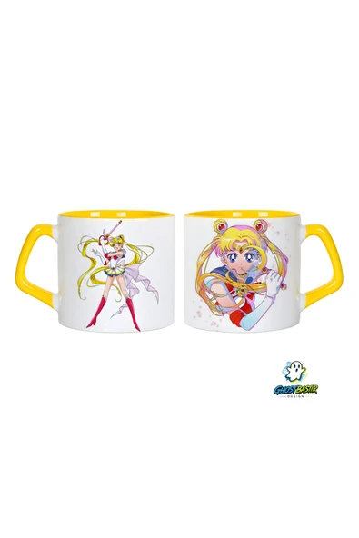 GHOSTBASTIR Design Ay Savaşçısı Kupa Bardak | Tek Adet 0628 ürün görseli 1