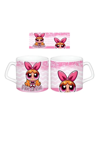 GHOSTBASTIR DESİGN Powerpuff Girls Kupa Bardak | Tek Adet 0380 ürün görseli 1