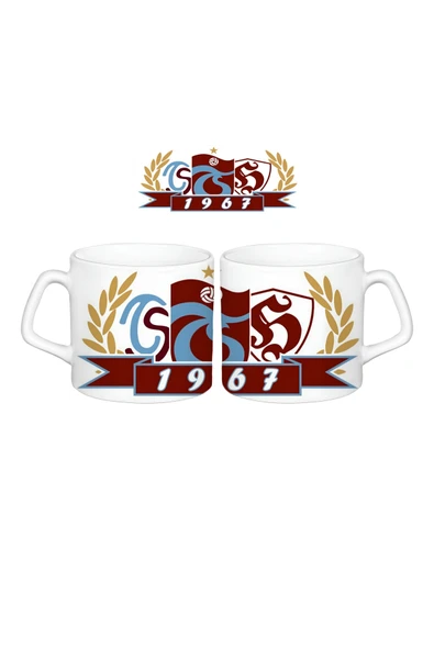 GHOSTBASTIR DESİGN Trabzonspor Kupa Bardak | Tek Adet 084 ürün görseli 1