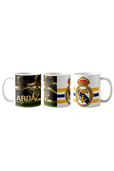 GHOSTBASTIR DESİGN Real Madrid Arda Güler Kupa Bardak | Tek Adet K0104 ürün görseli 1