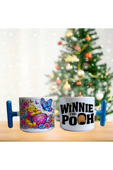 GHOSTBASTIR DESİGN Winnie The Pooh Kupa Bardak | Tek Adet 0544 ürün görseli 1