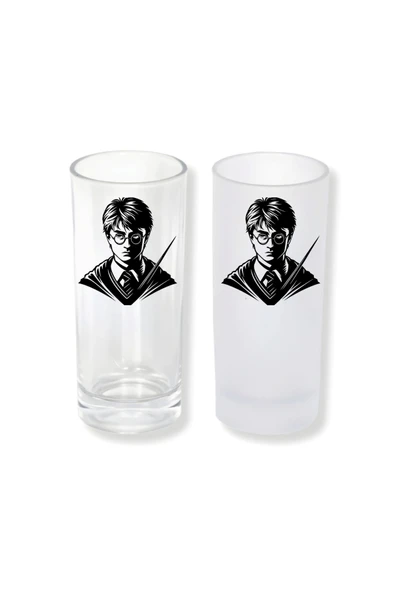 GHOSTBASTIR DESİGN Harry Potter Buzlu / Buzsuz Seçenekli Rakı Bardağı – 1 Adet Şık Sunum Bardağı 021 ürün görseli 1