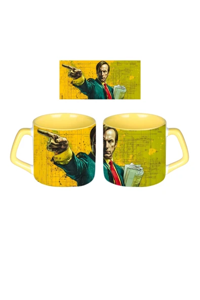 GHOSTBASTIR DESİGN Saul Goodman Kupa Bardak | Tek Adet 0415 ürün görseli 1