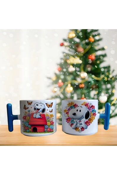 GHOSTBASTIR DESİGN Snoopy Kupa Bardak | Tek Adet 0429 ürün görseli 1