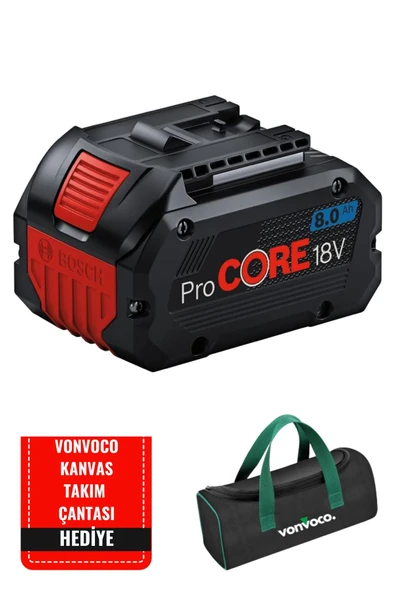 Procore All 18 V 8 Ah Batarya Yedek Akü Şarjlı Matkap Bataryası 18 Volt 8 Amper Pil ürün görseli 1