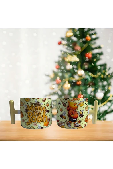 GHOSTBASTIR DESİGN Winnie The Pooh Kupa Bardak | Tek Adet 0543 ürün görseli 1