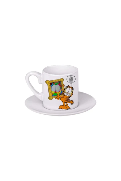 GHOSTBASTIR DESİGN Garfield Türk Kahvesi Fincanı 002 ürün görseli 1