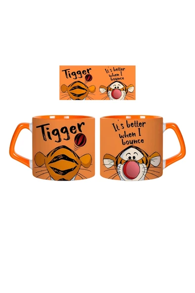 GHOSTBASTIR DESİGN Tigger Kupa Bardak | Tek Adet 0512 ürün görseli 1