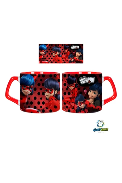 GHOSTBASTIR Design Lady Bug Kupa Bardak | Tek Adet 0671 ürün görseli 1