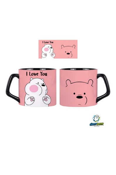 GHOSTBASTIR Design İce Bear Kupa Bardak | Tek Adet 0577 ürün görseli 1