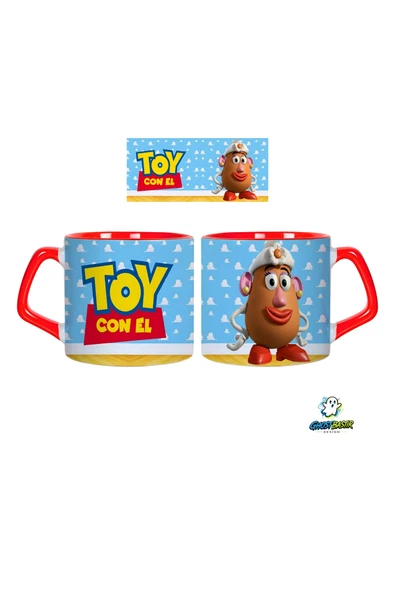 GHOSTBASTIR Design Toy Con Ella Kupa Bardak | Tek Adet 0610 ürün görseli 1