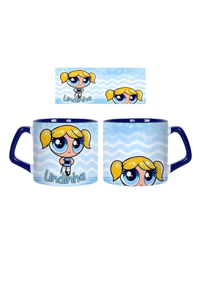GHOSTBASTIR DESİGN Powerpuff Girls Kupa Bardak | Tek Adet 0381 ürün görseli 1