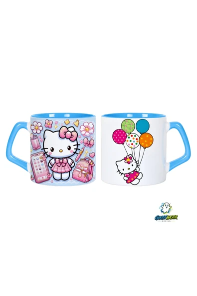 GHOSTBASTIR Design Hello Kitty Kupa Bardak | Tek Adet 0649 ürün görseli 1