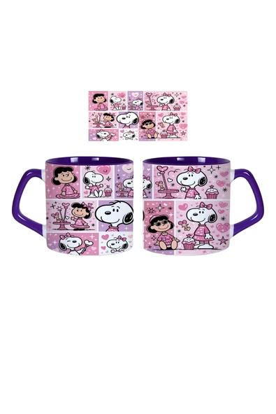 GHOSTBASTIR DESİGN Snoopy Kupa Bardak | Tek Adet 0439 ürün görseli 1