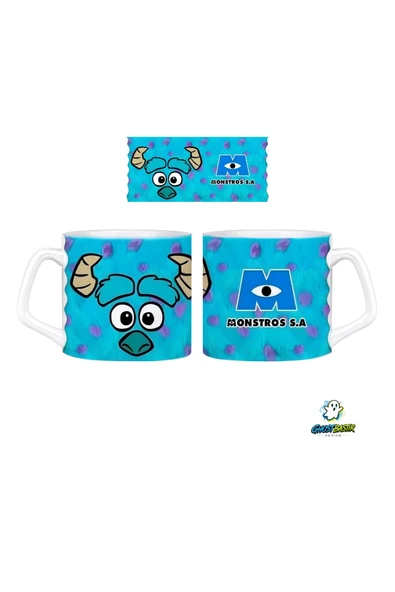 GHOSTBASTIR Design Monsters Sulley Kupa Bardak | Tek Adet 0585 ürün görseli 1